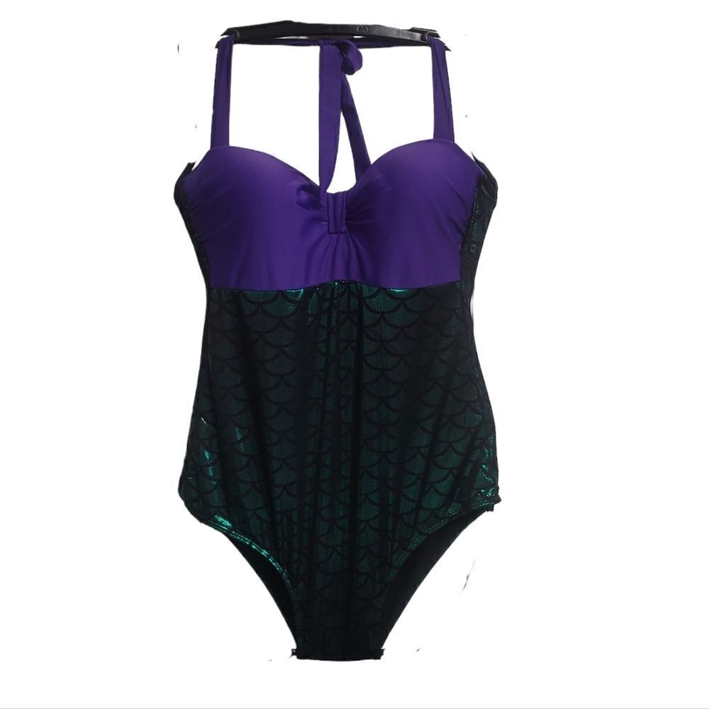 Women Halter Top Mermaid Swimsuit